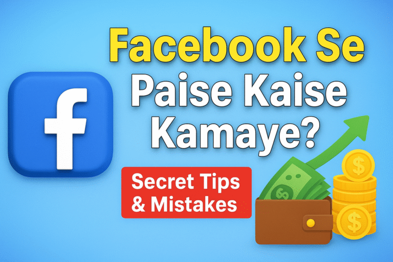 Facebook se paise kaise kamaye 2025 : anantgyanworld.com